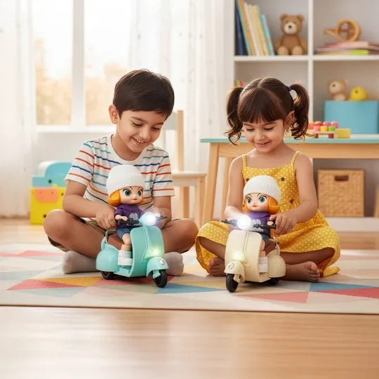 360° Rotating Children’s Stunt Motorcycle Toy